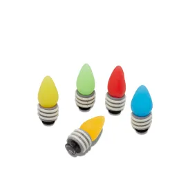 5-Pack Jibbitz™ LED Holiday Lights Shoe Charms