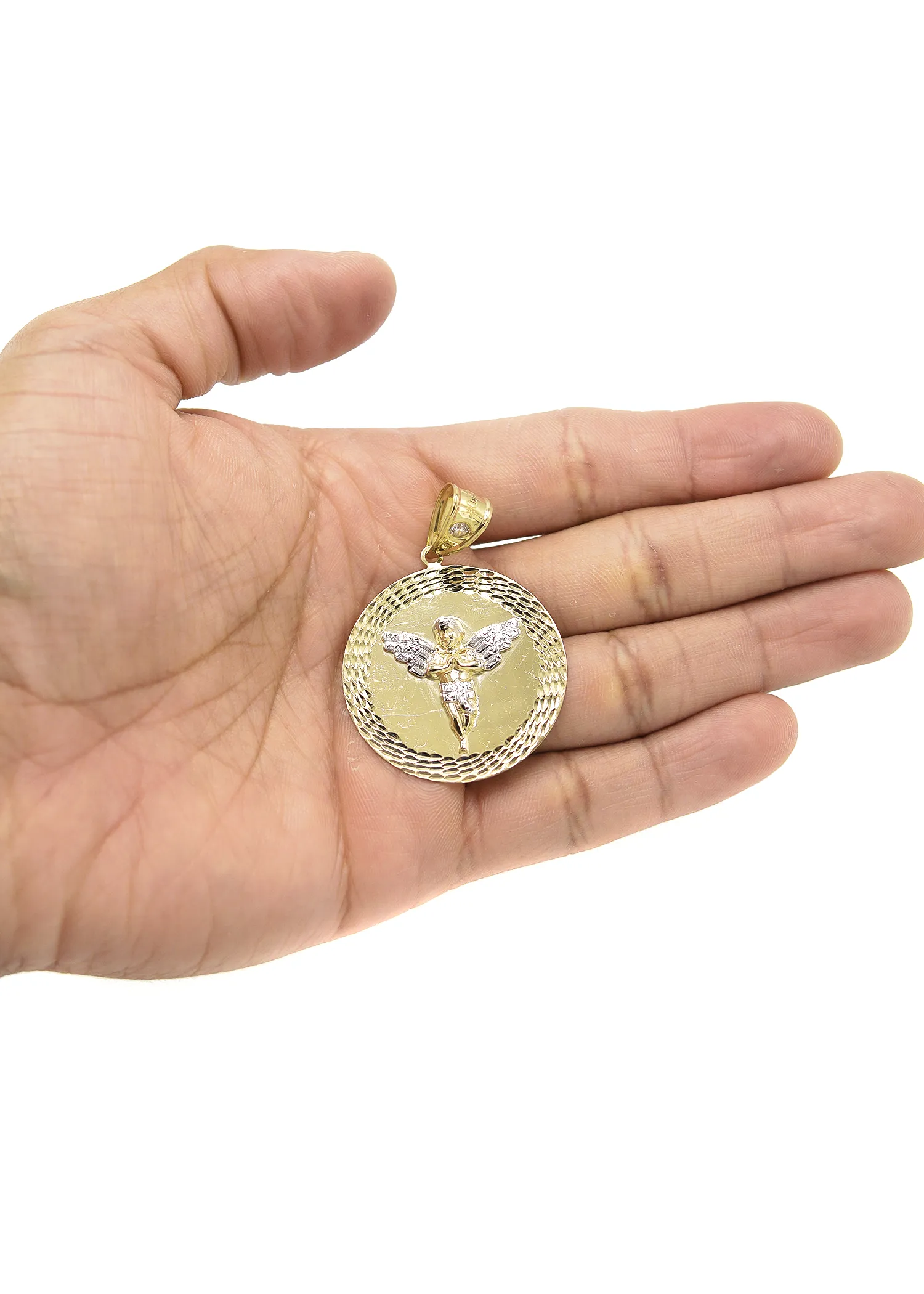 10K Gold Angel Pendant | 5.3 Grams