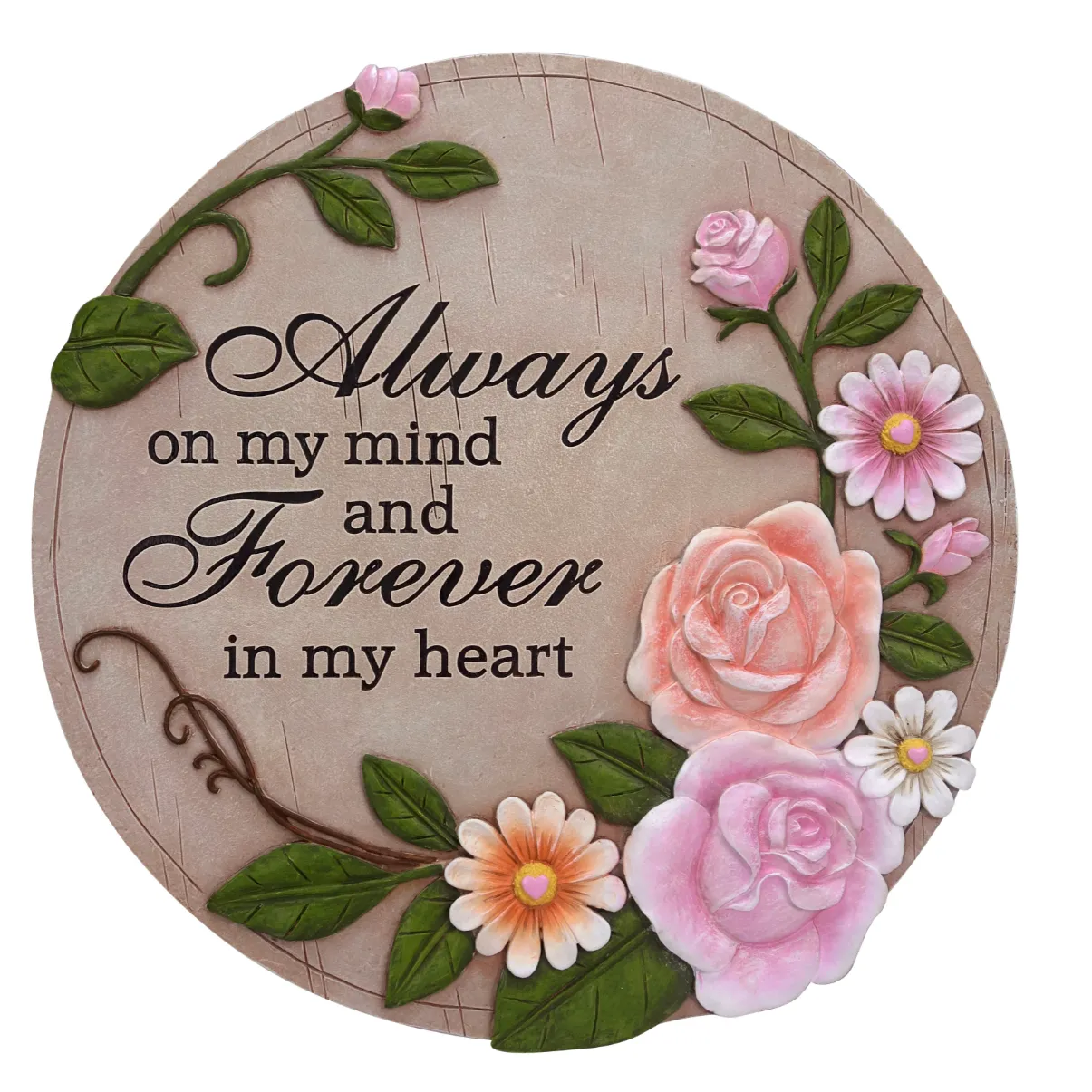 12" Round Memorial Bereavement Stepping Stone