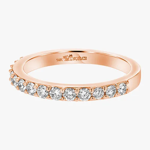 14K H-I/SI Lab Grown Half Band Diamond Ring