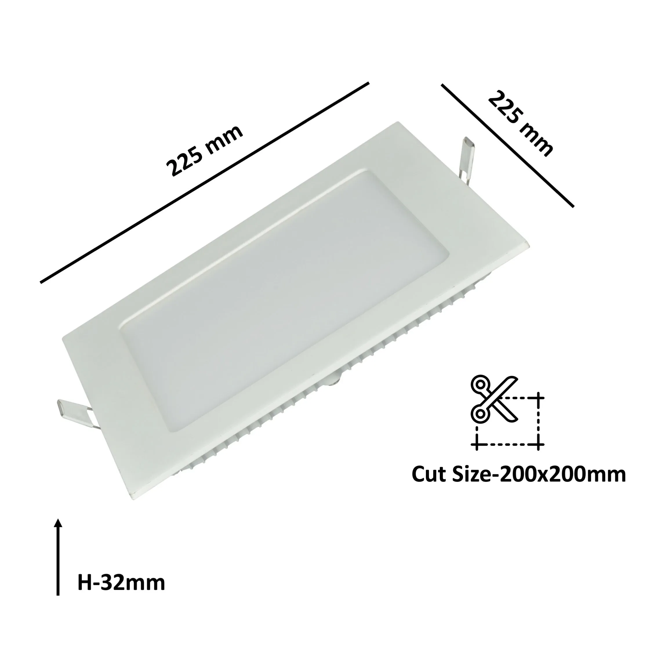 18w Square Smd Led Slim Panel 4018