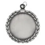 2 1/2" Antique Bronze Wreath Insert Holder Medal