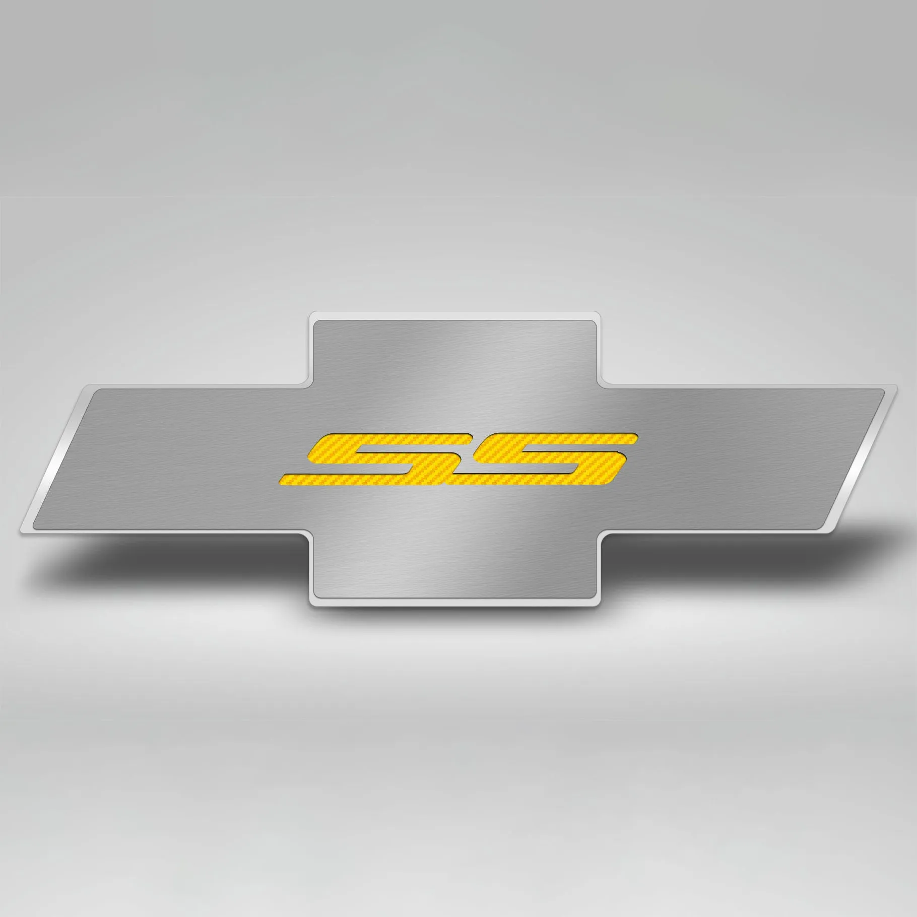 2010-2015 Camaro SS - Hood Badge SS Emblem for Factory Pad - Stainless Steel
