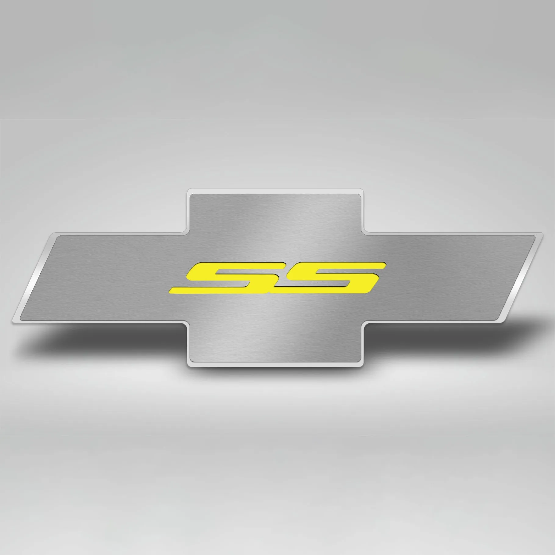 2010-2015 Camaro SS - Hood Badge SS Emblem for Factory Pad - Stainless Steel