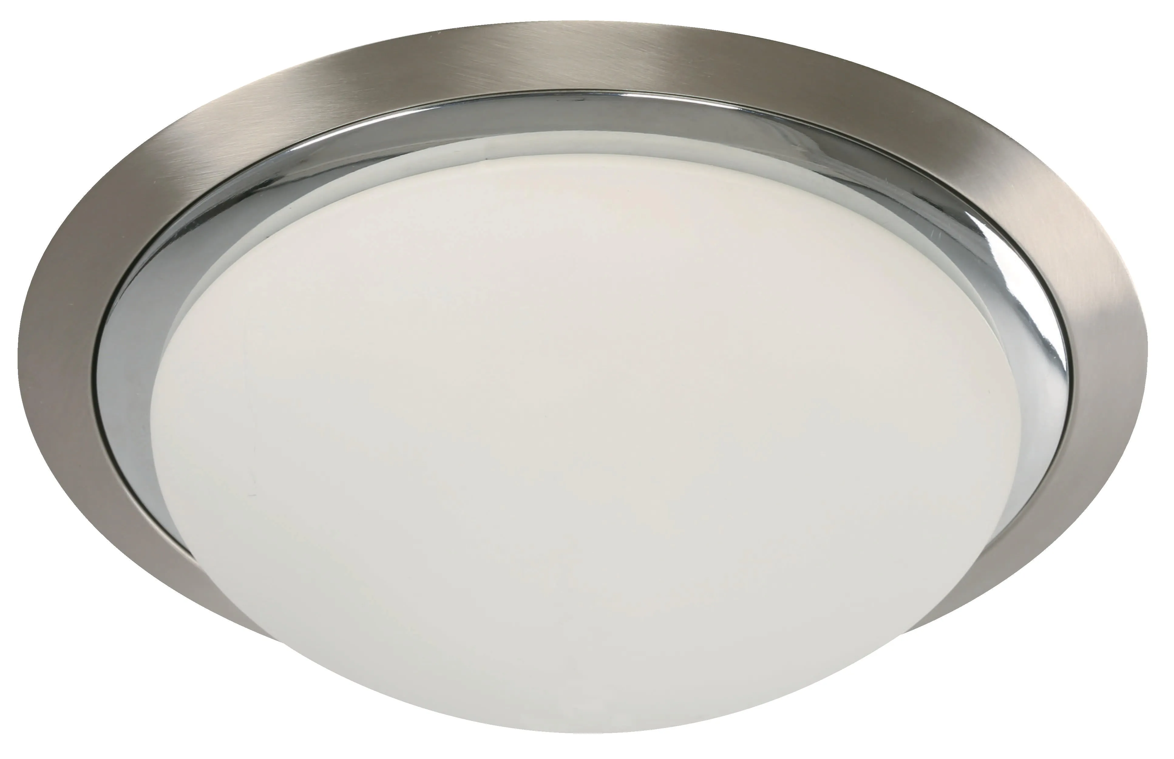 203 18W LED Ceiling Light in Satin Nickel
