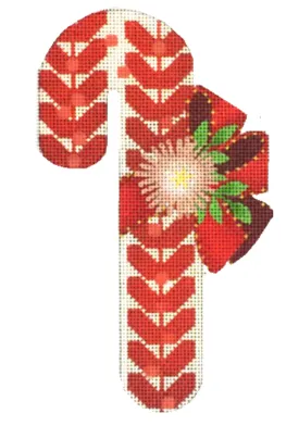 2109A Red Leaf Candy Cane