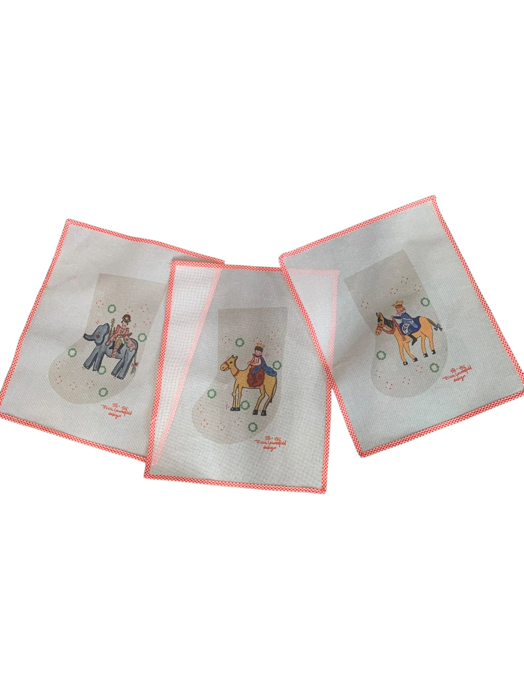 3 Kings Needlepoint Christmas Stocking Canvas