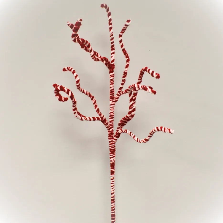 30" Candy Cane Branch in Red/White | TA