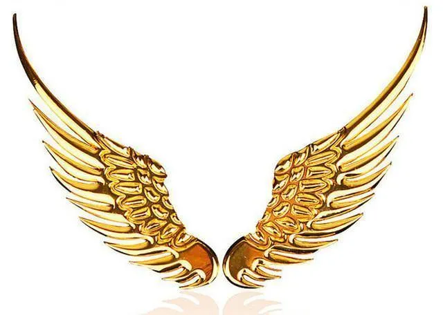 3D Metal Angel Wing Car Styling Decal Stickers