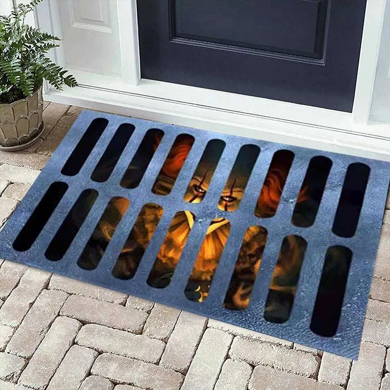 3D Plaid Floor Mat