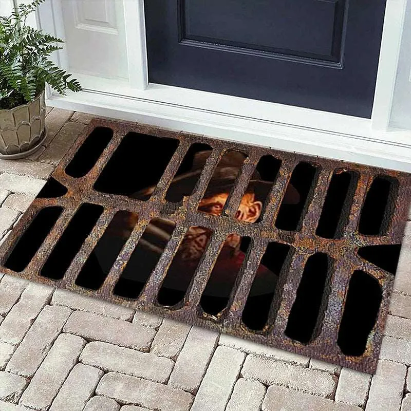 3D Plaid Floor Mat