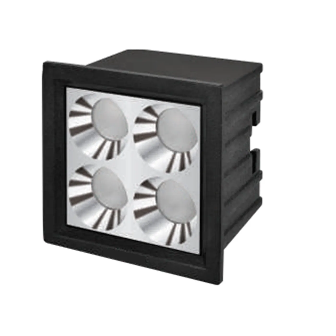 4 Led Square Chrome Round Reflector Linea 20 Linear Laser Spot Light 8w ALLN2008RR