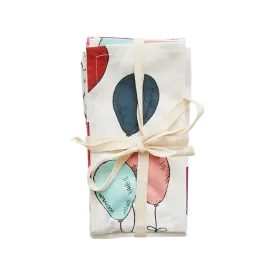 4-Pack Napkin Set - Multi Balloons