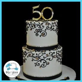 50th Wedding Anniversary Cake