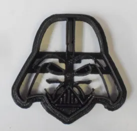 6x Darth Vader Helmet Head Fondant Cutter Cupcake Topper Size 1.75" USA FD99