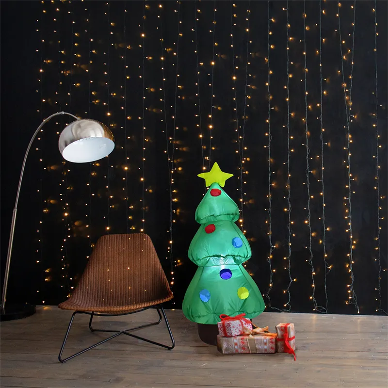 80cm Festive Light Up Inflatable X'mas Tree