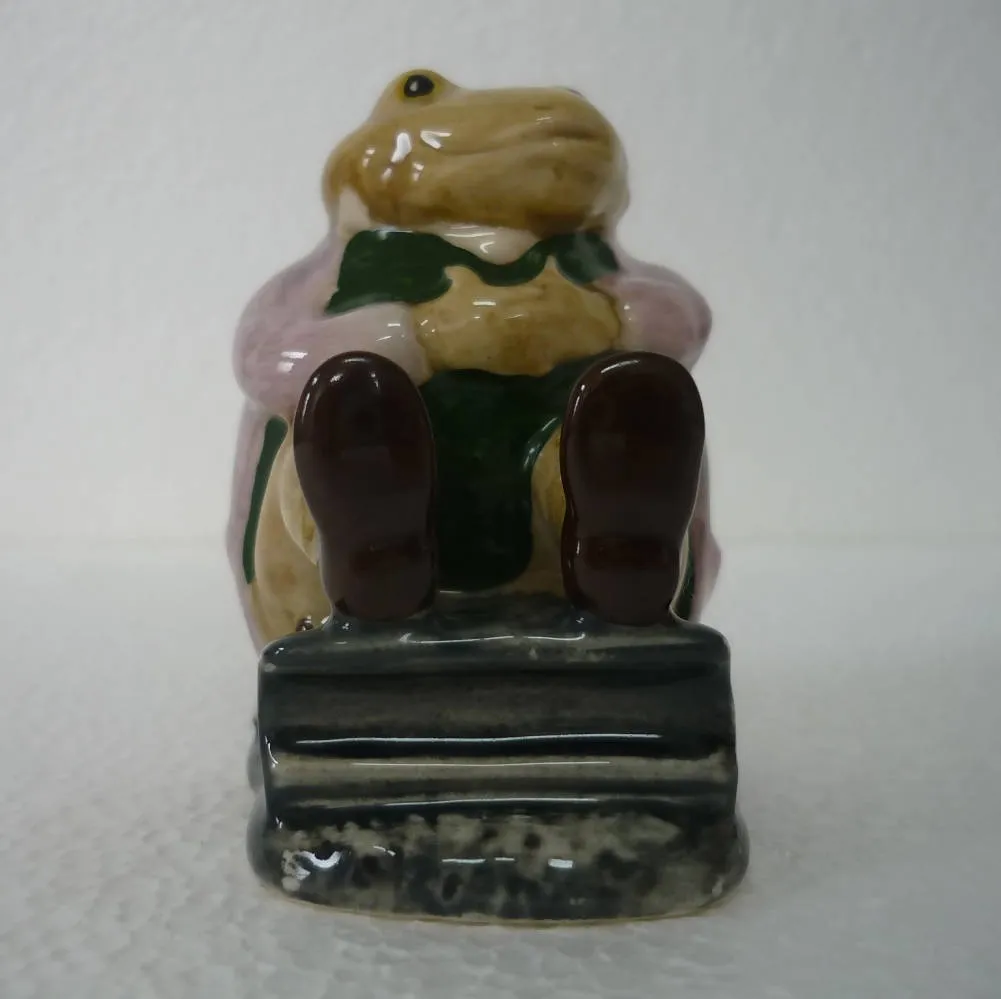 A Boxed Royal Albert Beatrix Potter Figurine Mr Jackson - In Excellent Condition