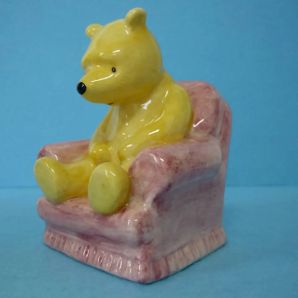 A 'Boxed' Royal Doulton Figurine Winnie The Pooh In The Armchair WP4