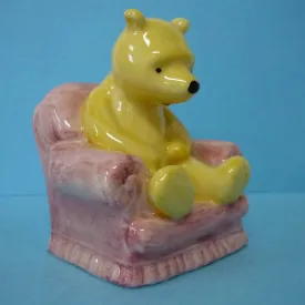 A 'Boxed' Royal Doulton Figurine Winnie The Pooh In The Armchair WP4