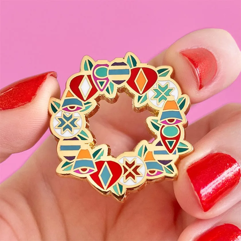 A Jolly Christmas Enamel Pin