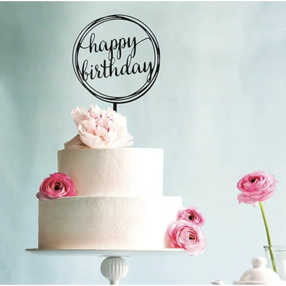 Acrylic Cake Topper