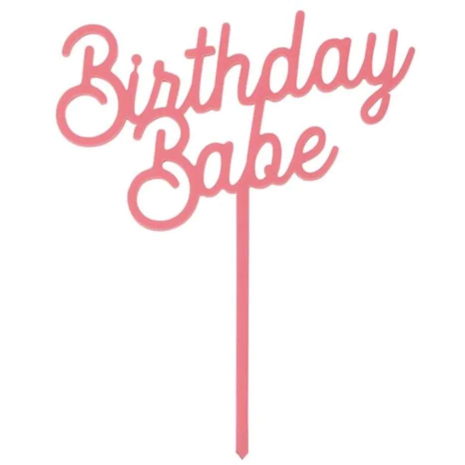 Acrylic Cake Topper