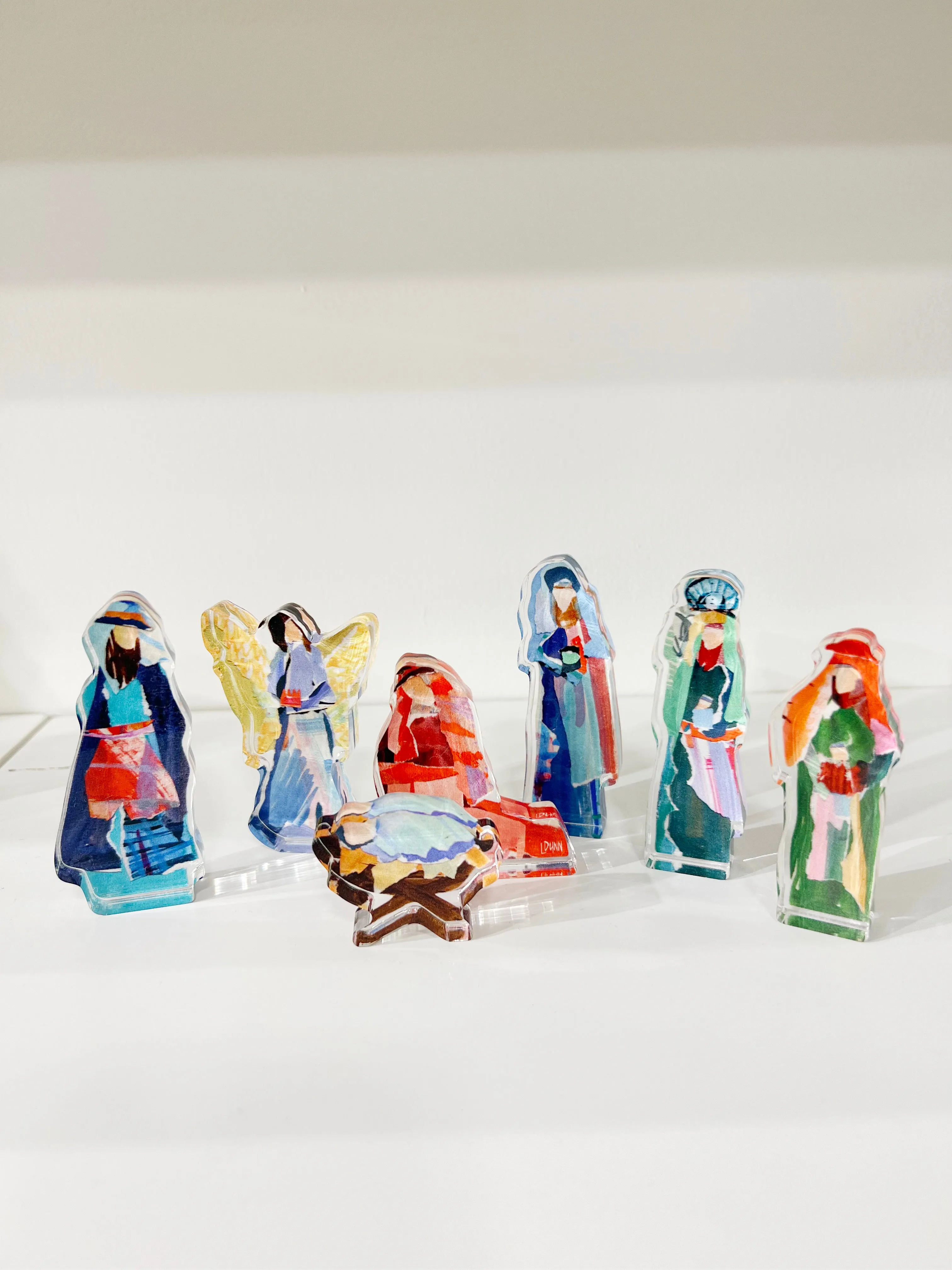 Acrylic Nativity Set