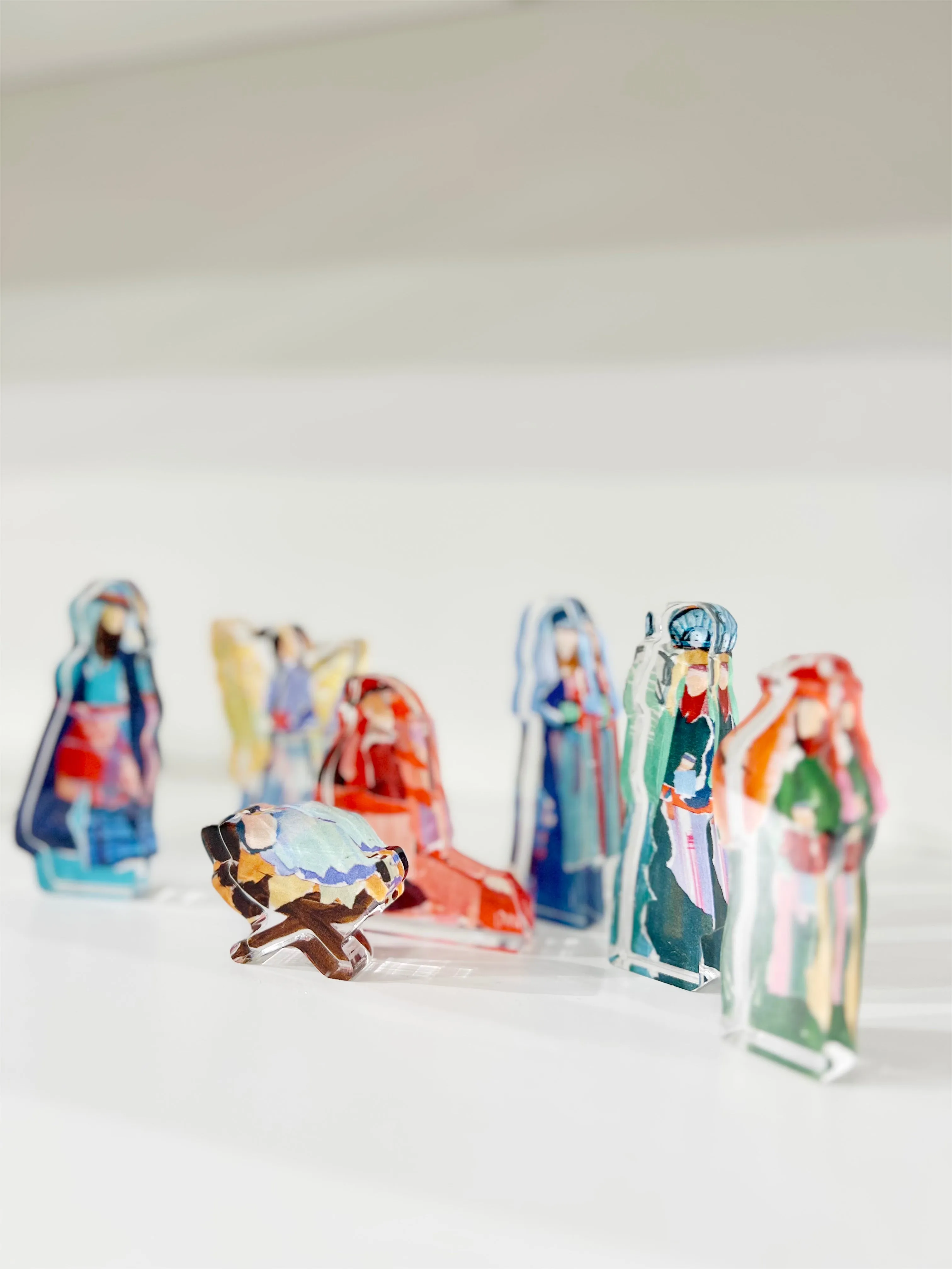Acrylic Nativity Set