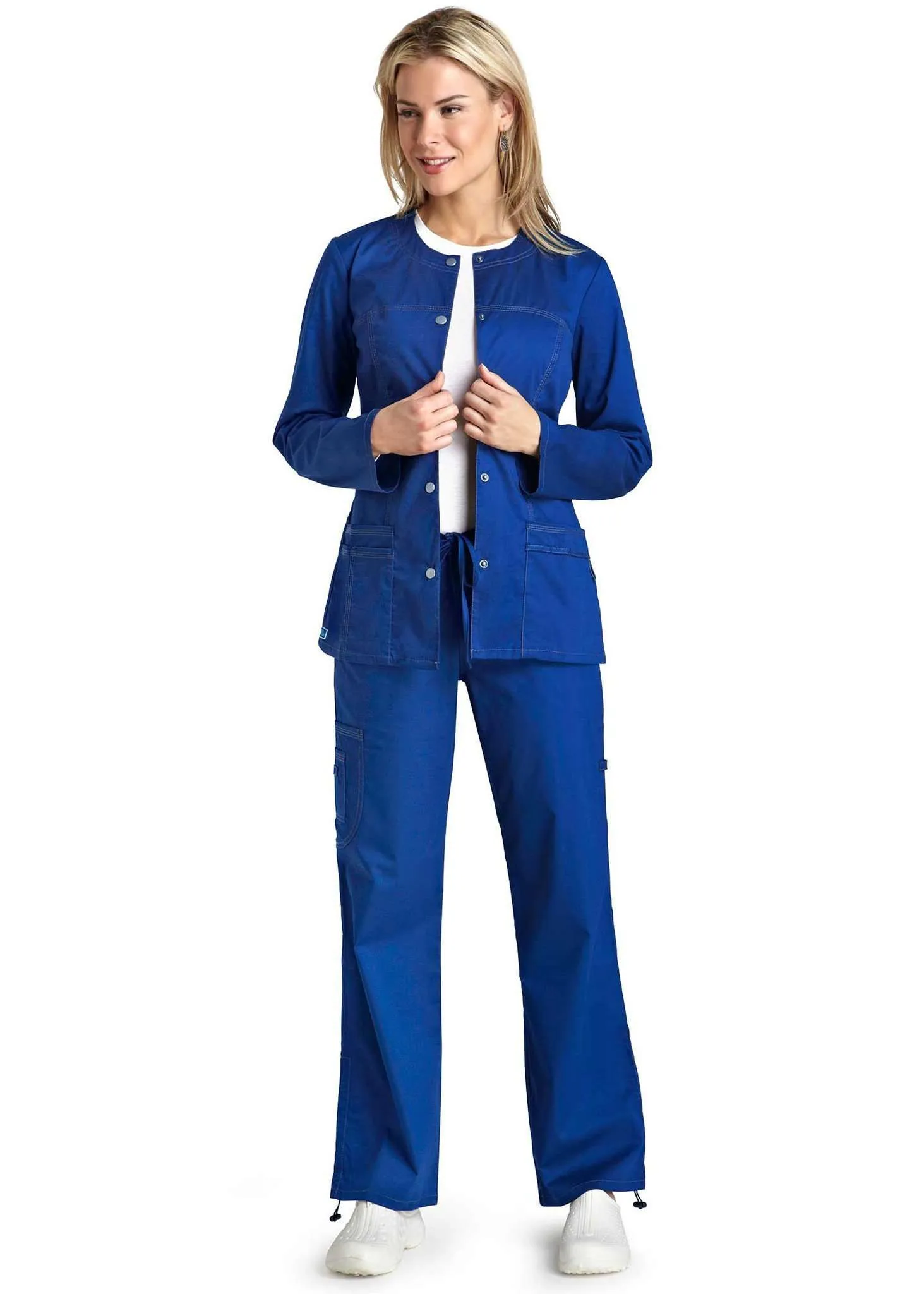 Adar Pop-Stretch Junior Fit Taskwear Topper Jacket