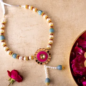 Adjustable Blue Garland/Mala