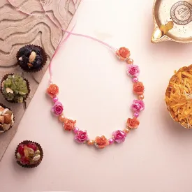 Adjustable Light Pink Orange Blossom Garland