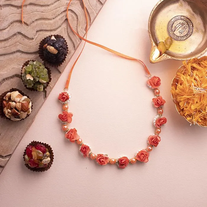 Adjustable Orange Blossom Garland