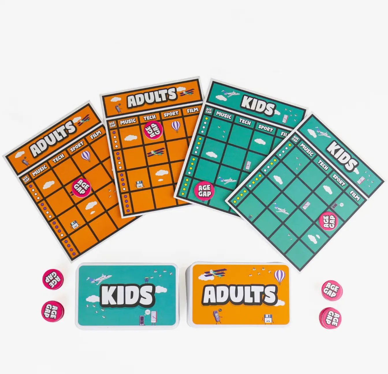 Age Gap- Kids VS Adults Game