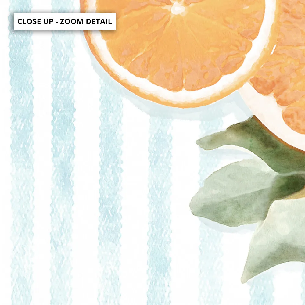 Agrumi No 1 | Orange - Art Print by Vanessa