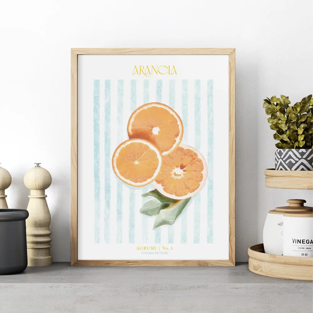 Agrumi No 1 | Orange - Art Print by Vanessa