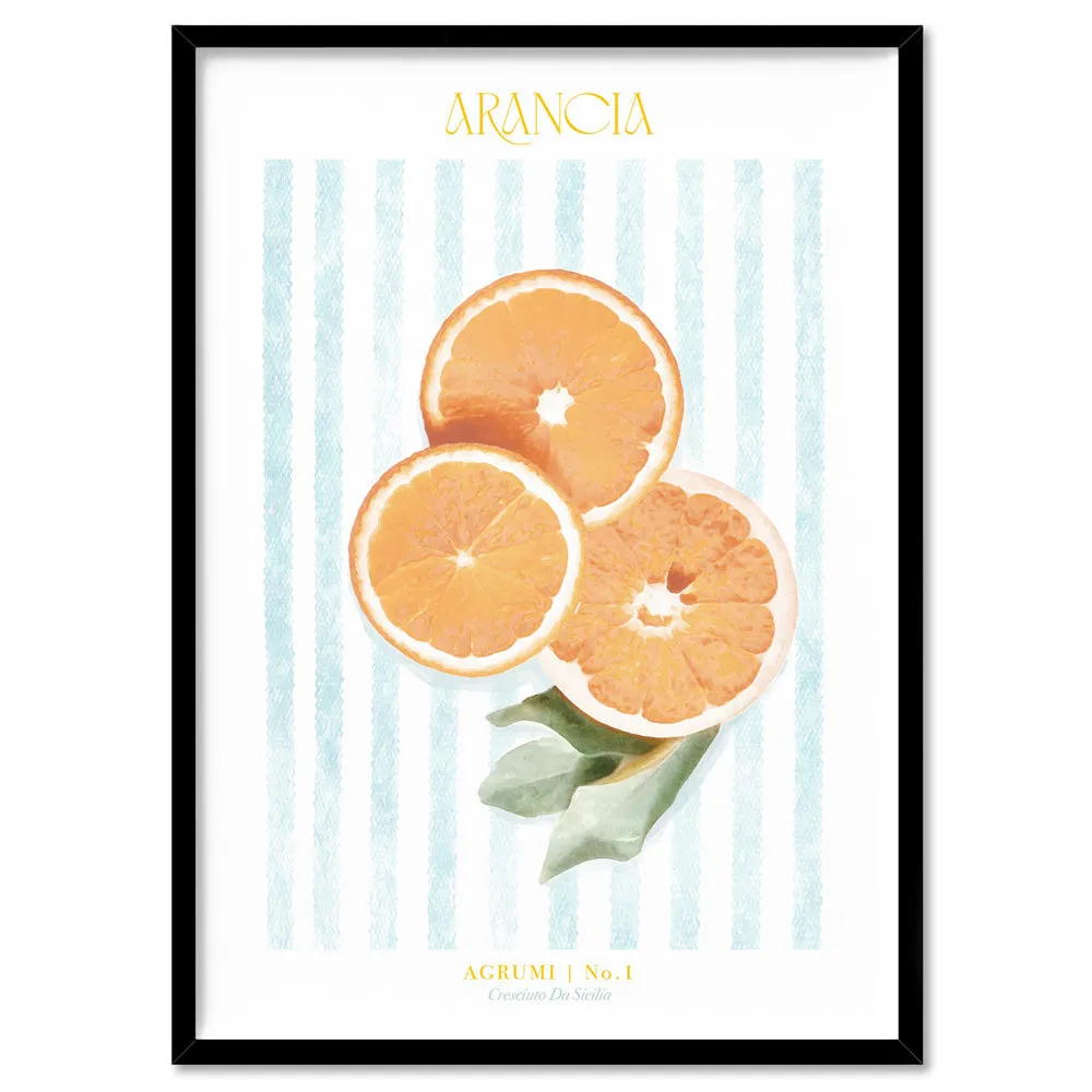 Agrumi No 1 | Orange - Art Print by Vanessa