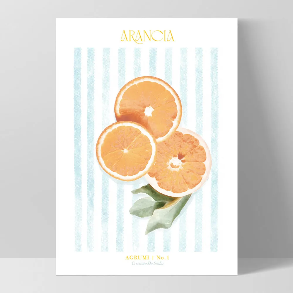 Agrumi No 1 | Orange - Art Print by Vanessa
