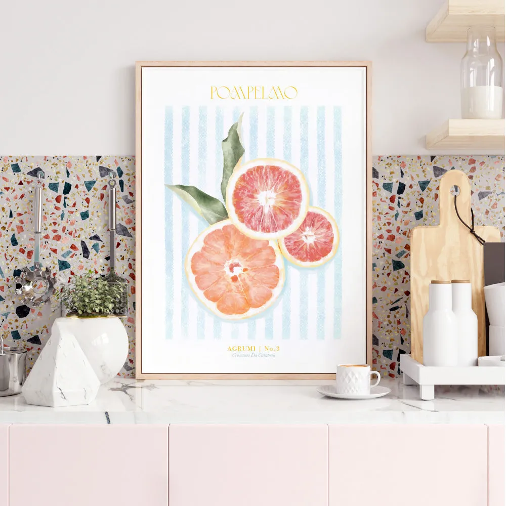 Agrumi No 3 | Grapefruit- Art Print by Vanessa