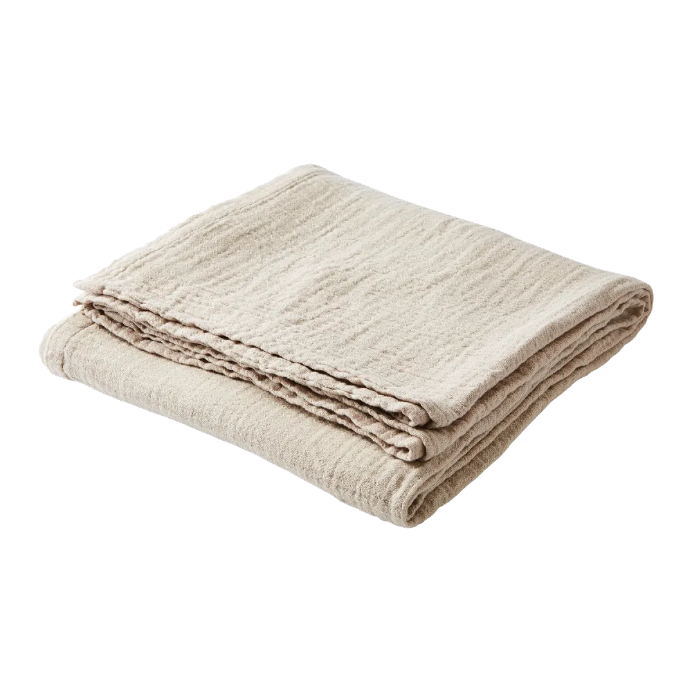 Ailsa Cotton Tablecloth Beige 220cm