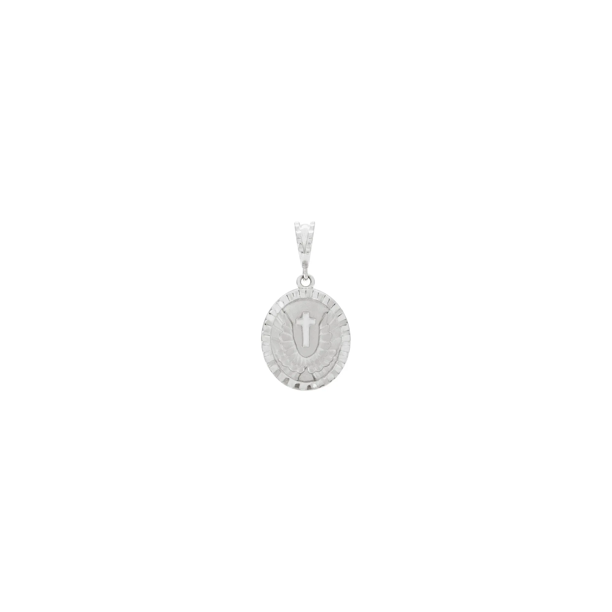 Angel Wing Coin Pendant