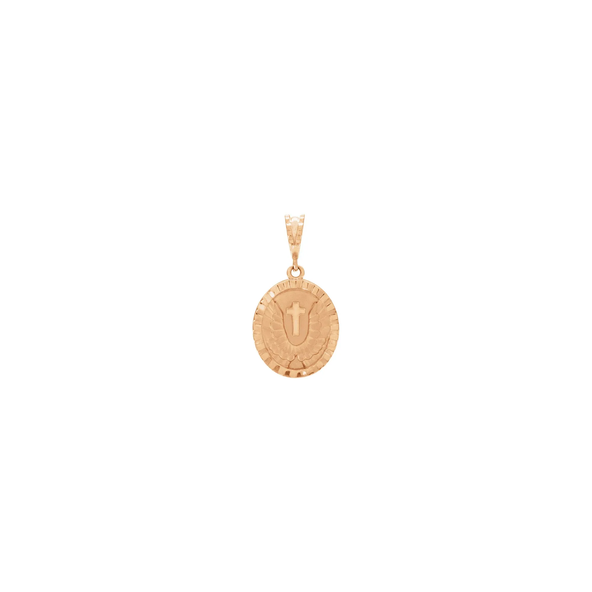 Angel Wing Coin Pendant