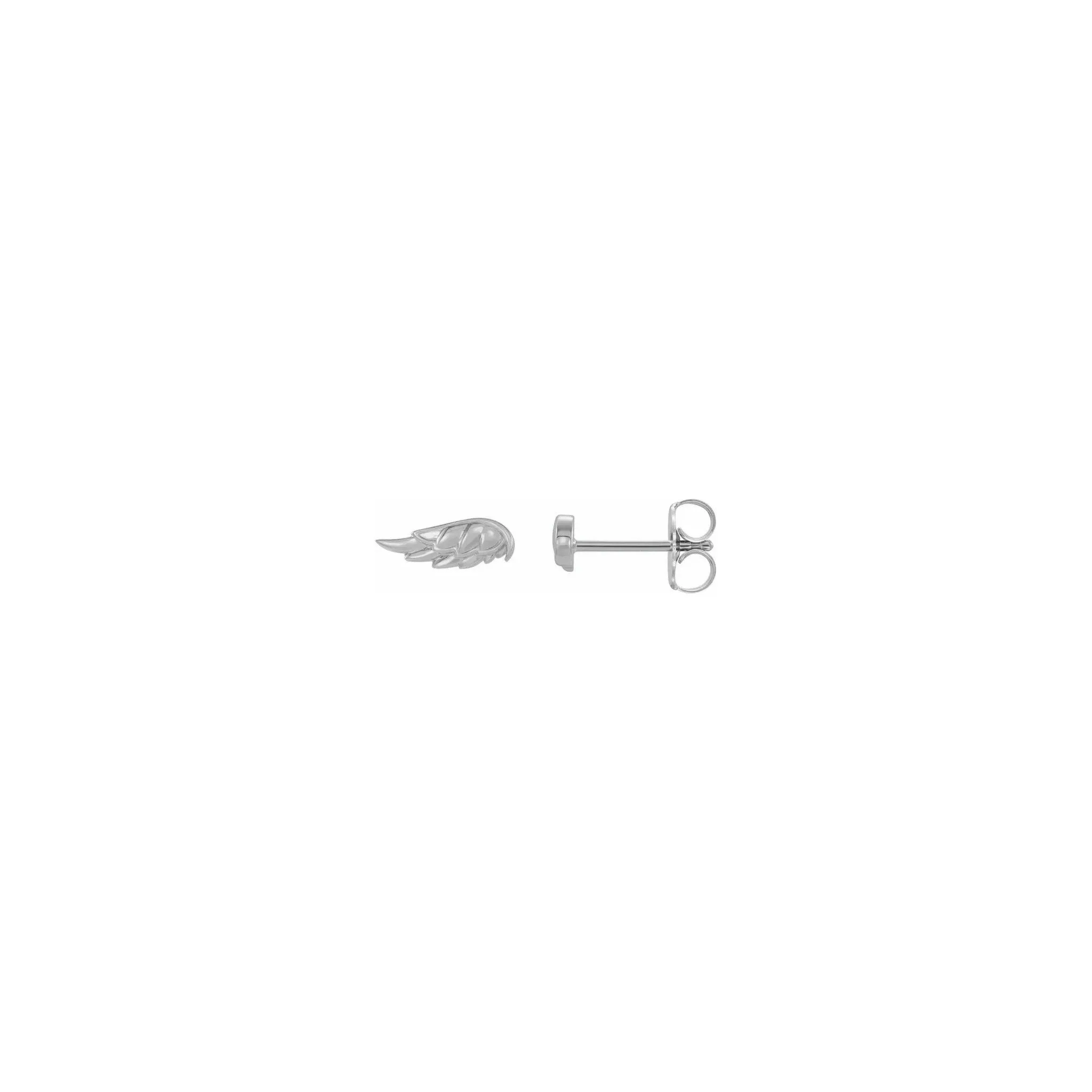 Angel Wing Stud Earrings