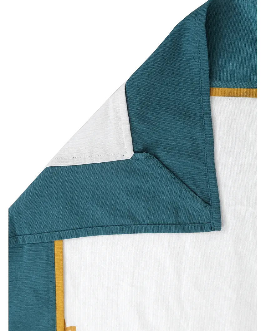 Antique Kaleidoscope Cotton Tablecloth Elegant and Distinctive | 90 x 53 inches