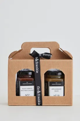 Apple Brandy Sauce   Black Cherry Chutney Gift Pack
