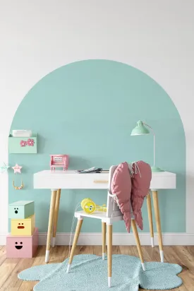 Arch Decal in Aqua - Peel and Stick Removable Decal