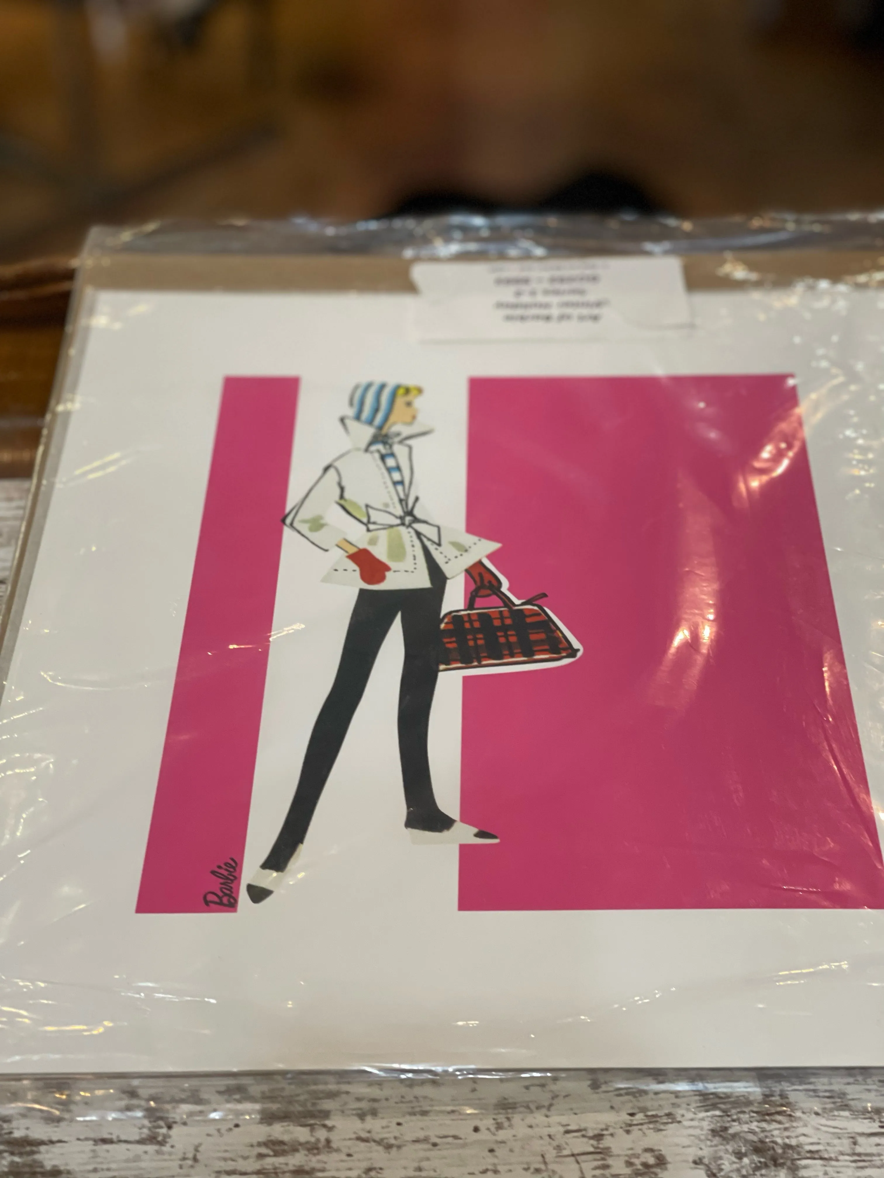 Art of Barbie "Winter Holiday" art print numbered
