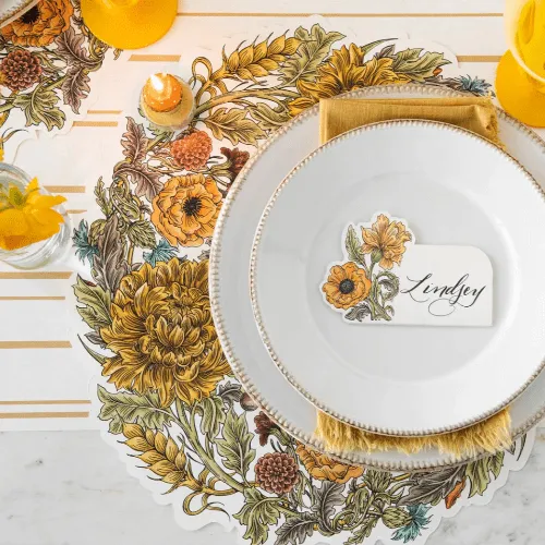 Autumn Acanthus Wreath Placemats