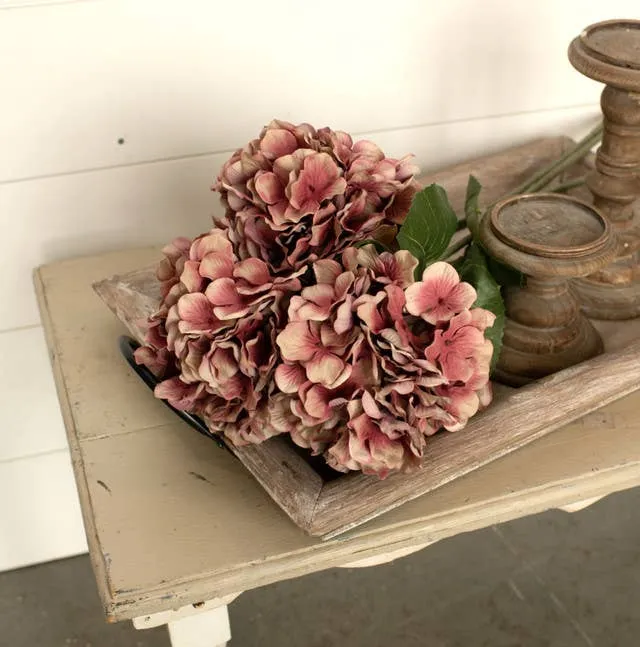 Autumn Mauve 28" Hydrangea Stem
