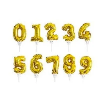 Balloon Number Cake Topper (Choose Number)