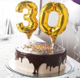 Balloon Number Cake Topper (Choose Number)